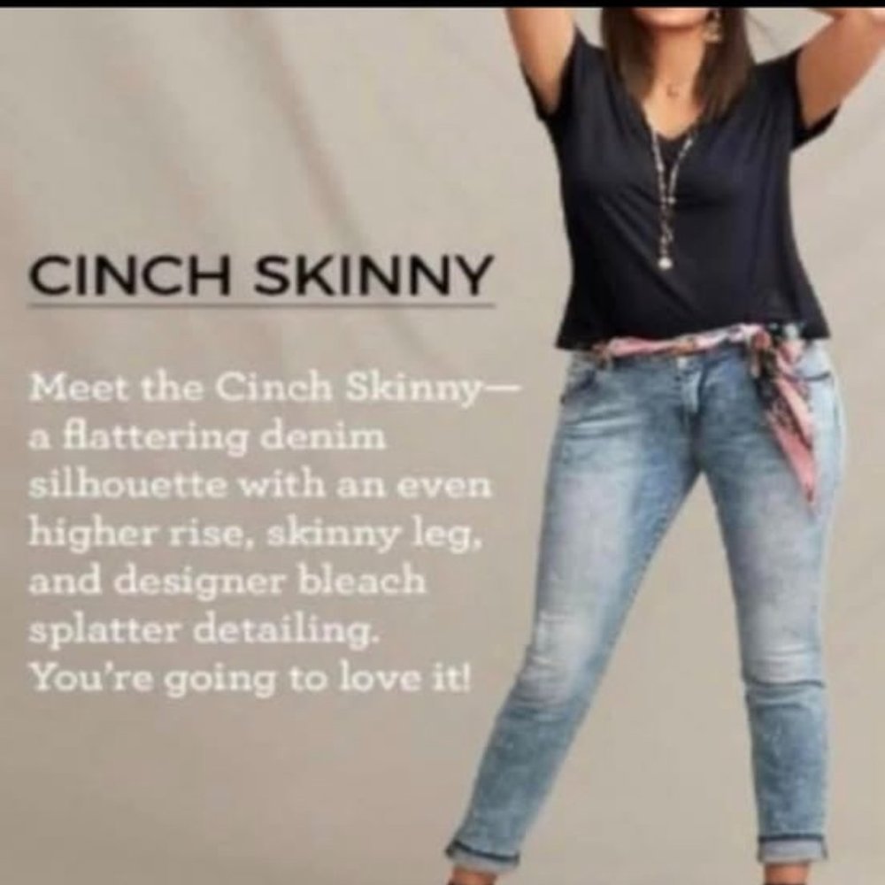 Cabi Cinch Skinny Splatter